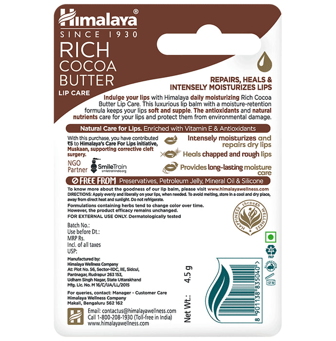 Himalaya Rich Cocoa Butter Lip Care