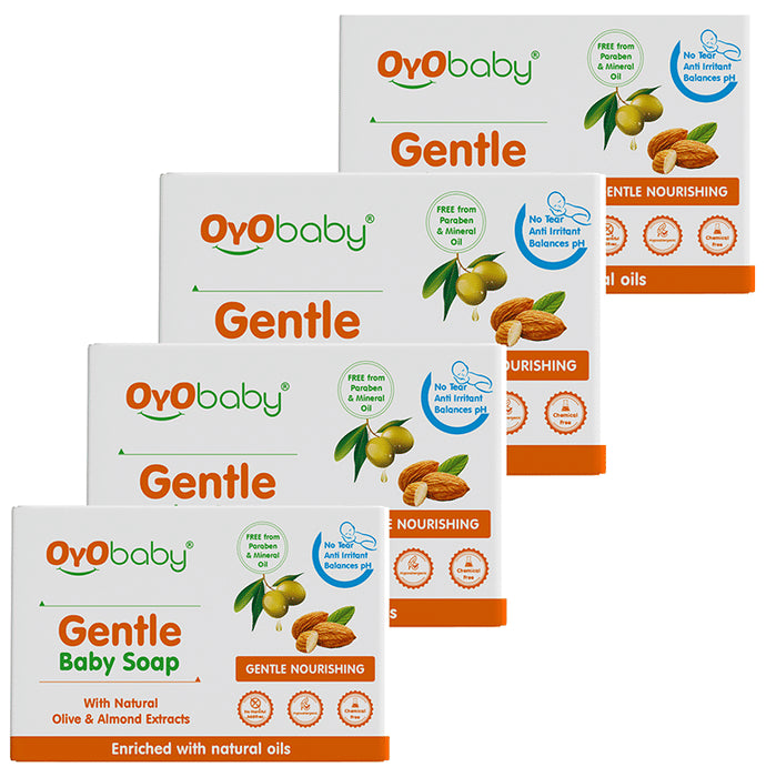 Oyo Baby Gentle Baby Soap (75gm Each) - Classic Derma