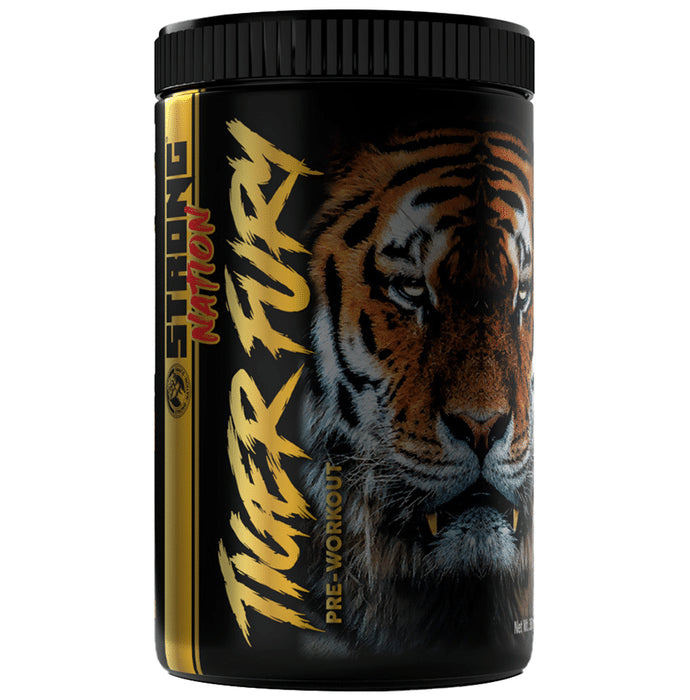 Strong Nation Tiger Fury Pre-workout Powder Wild Fruit Punch - Classic Derma