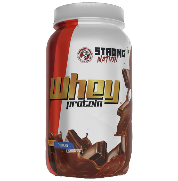 Strong Nation Whey Protein Powder Chocolate - Classic Derma