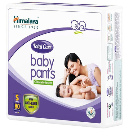 Himalaya Total Care Baby Pants | With Anti-Rash Shield & Wetness Indicator | Size Small
