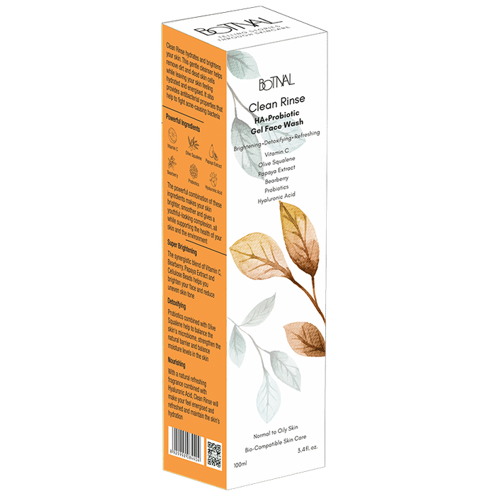 Botnal Clean Rinse HA+Probiotic Gel Face Wash - Classic Derma