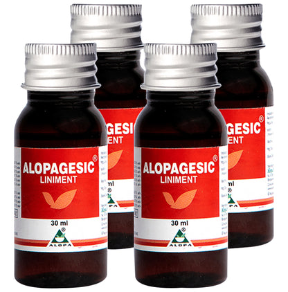 Alopa Alopagesic Pain Killer Liniment for Pain Relief & Muscle Cramps (30ml Each) - Classic Derma