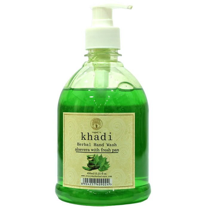 Vagad's Khadi Aloevera with Fresh Pan Herbal Handwash - Classic Derma