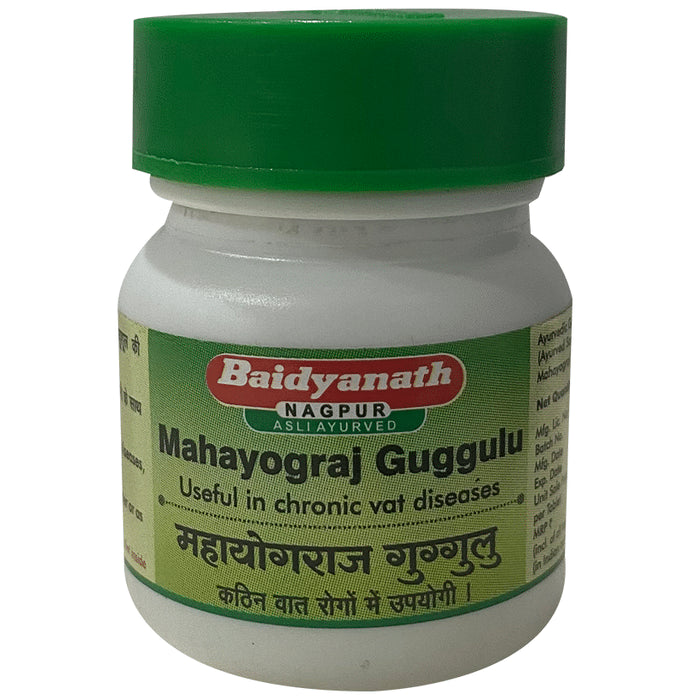 Baidyanath (Nagpur) Mahayograj Guggulu Tablet for Vata Ailments - Classic Derma