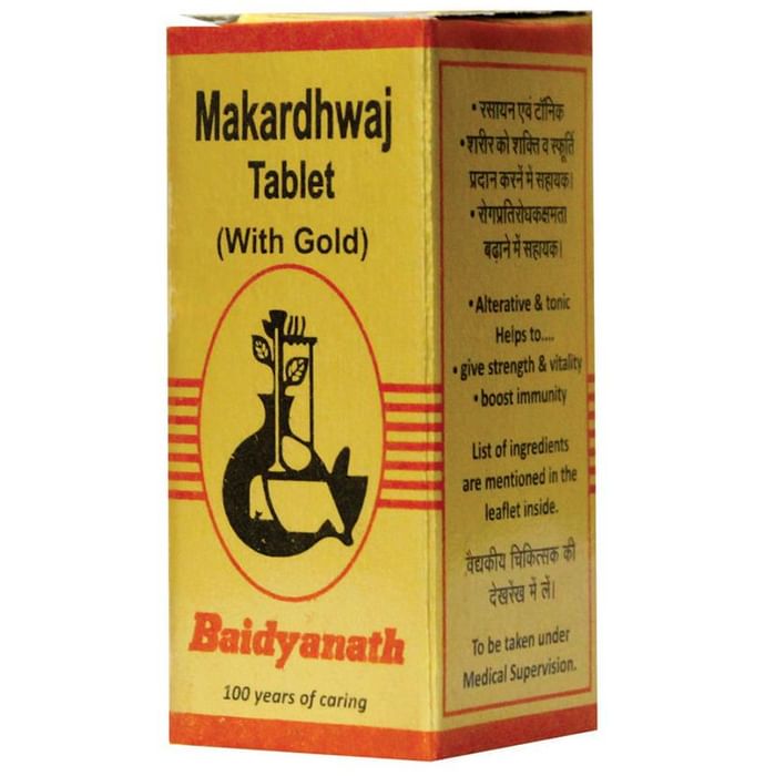 Baidyanath (Nagpur) Makardhwaj Tablet - Classic Derma