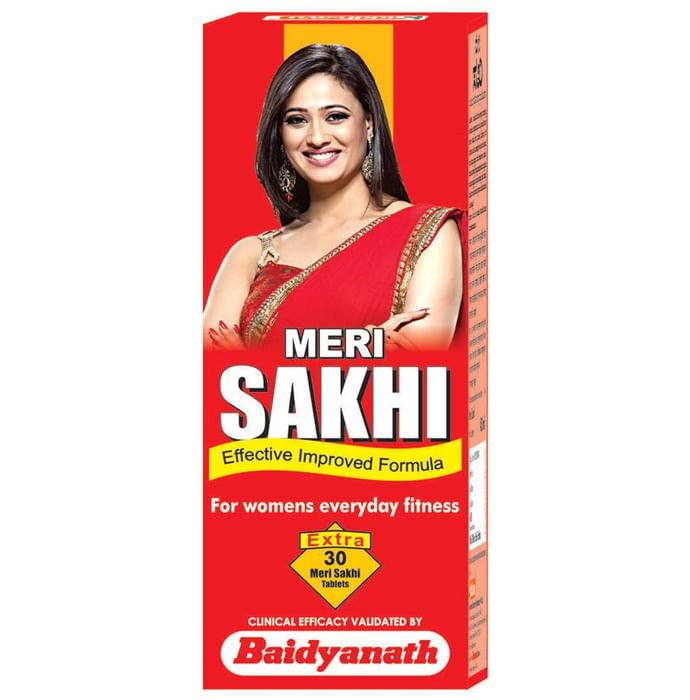 Baidyanath (Nagpur) Meri Sakhi Liquid with Extra 30 Meri Sakhi Tablet - Classic Derma