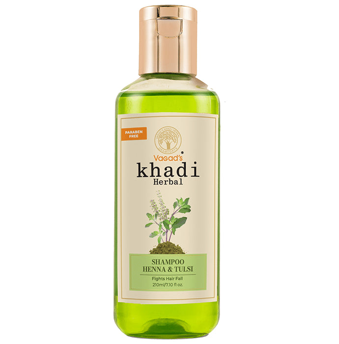 Vagad's Khadi Herbal Henna & Tulsi Shampoo - Classic Derma