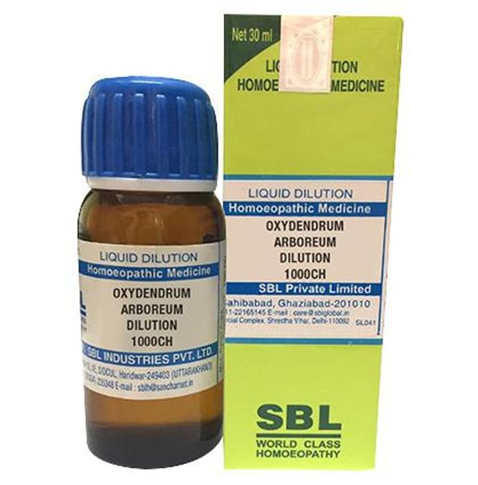 SBL Oxydendrum Arboreum Dilution 1000 CH - Classic Derma