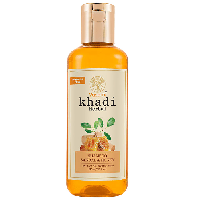 Vagad's Khadi Herbal Sandal & Honey Shampoo - Classic Derma
