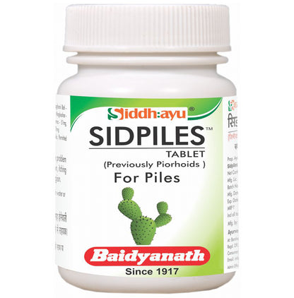 Baidyanath (Nagpur) Sidpiles Tablet for Piles - Classic Derma