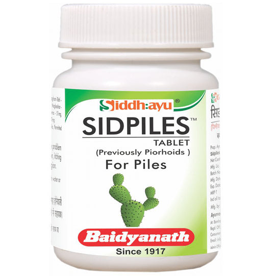 Baidyanath (Nagpur) Sidpiles Tablet for Piles - Classic Derma