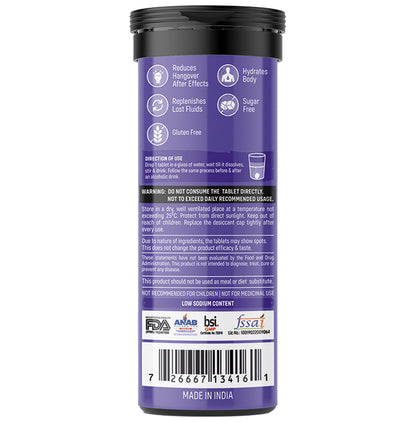 Makalu Alcotox Before & After Party Hangover Cure Effervescent Tablet-Lime & Lemon (14 Each)
