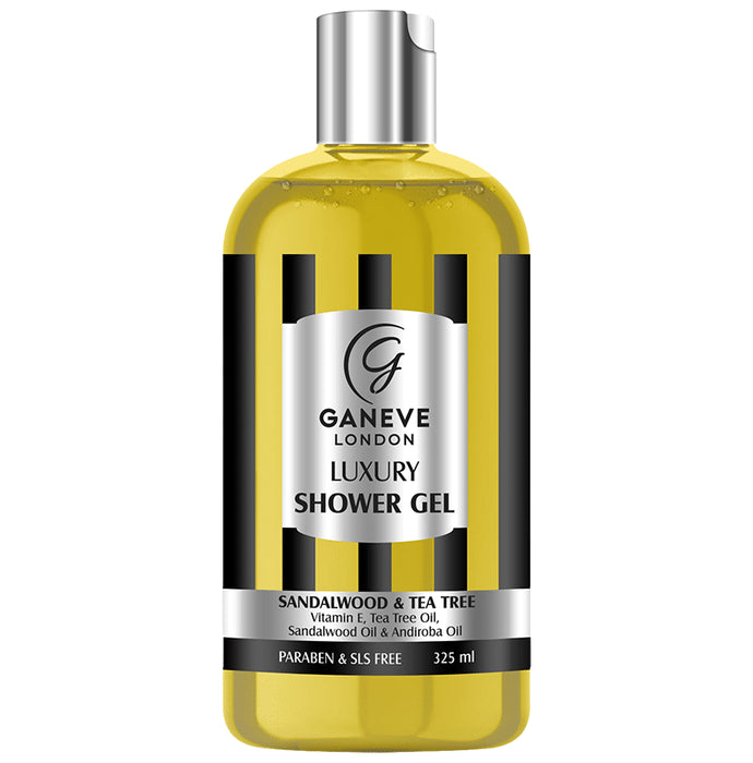 Ganeve London Luxury Shower Gel Sandalwood & Tea Tree - Classic Derma