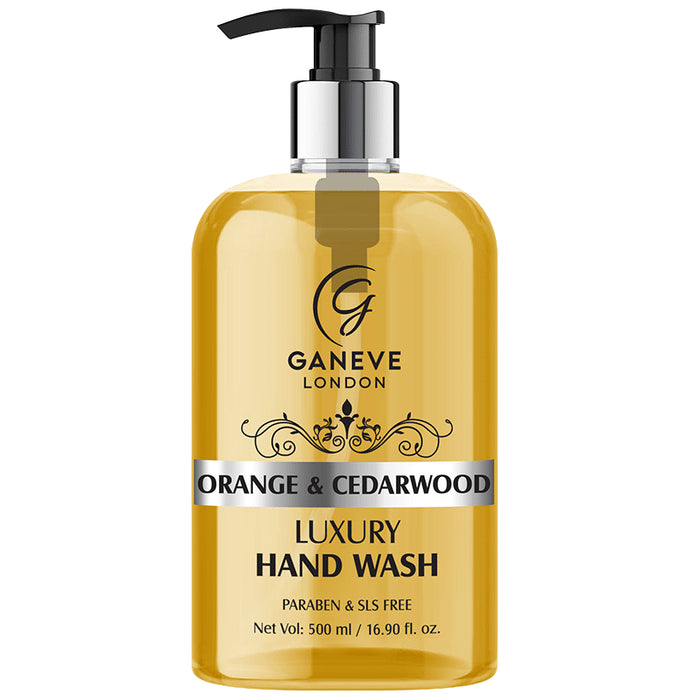 Ganeve London Orange & Cedarwood Luxury Handwash - Classic Derma