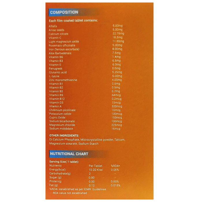 LDD Bioscience Vitamin D Cal Alfa+ | Multivitamin & Multimineral for Healthy Bones & Teeth | Tablet