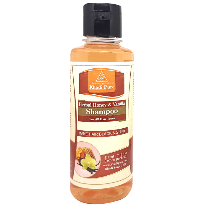 Khadi Pure Herbal Honey & Vanilla Shampoo - Classic Derma