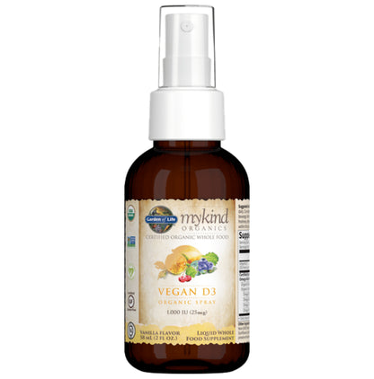 Garden of Life Mykind Organics Vegan D3 1000 IU Organic Spray
