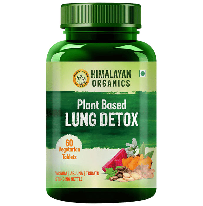Himalayan Organics Plant Based Lung Detox Vegetarian Tablet - Classic Derma