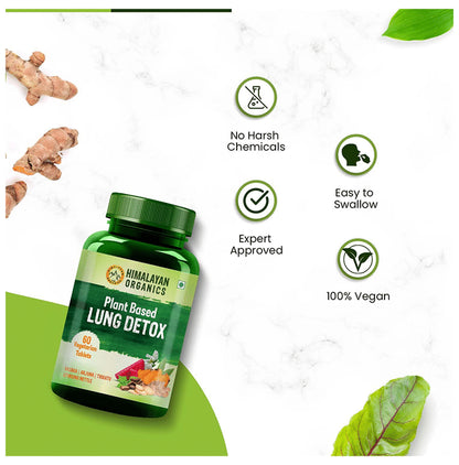 Himalayan Organics Plant Based Lung Detox Vegetarian Tablet
