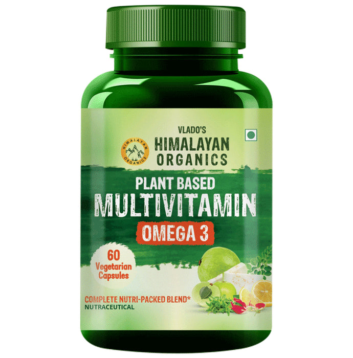 Himalayan Organics Plant Based Multivitamin Omega 3 Vegetarian Capsule - Classic Derma