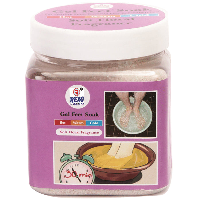 Rexo Gel Feet Soak Professional Pack Soft Floral - Classic Derma