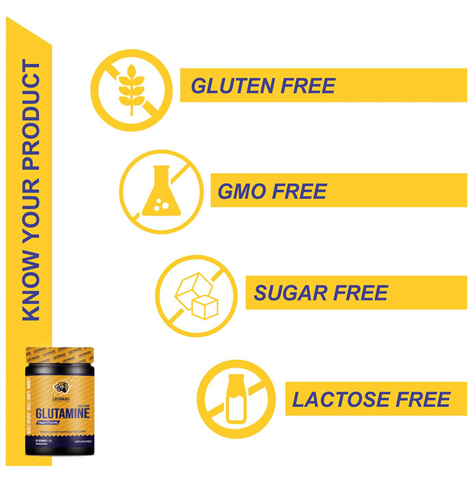 Leopard Nutrition 100% Pure Glutamine Unflavoured
