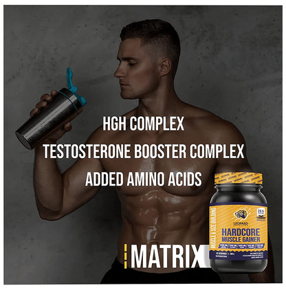 Leopard Nutrition Hardcore Muscle Gainer Powder Chocolate