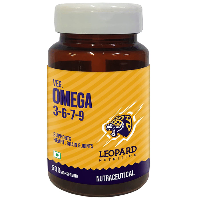 Leopard Nutrition Veg. Omega 3 6 7 9 Capsule - Classic Derma