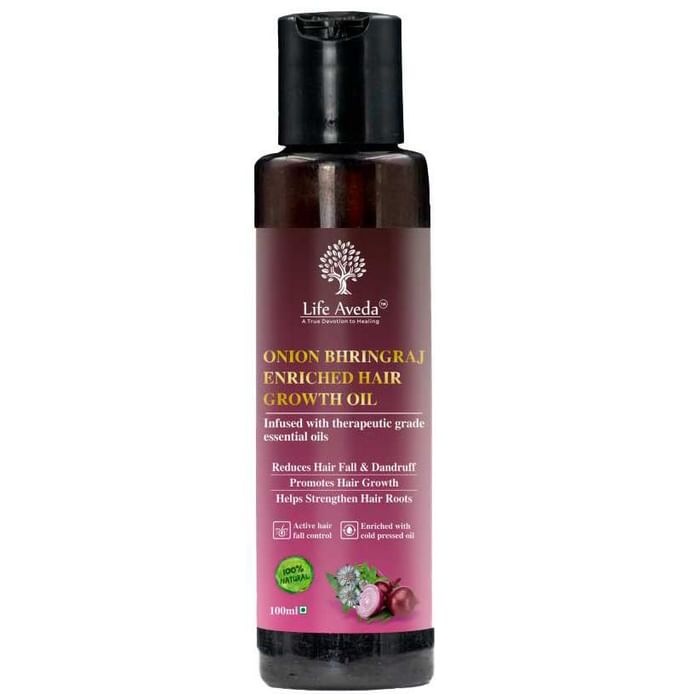 Life Aveda Onion Bhringraj Enriched Hair Growth Oil - Classic Derma