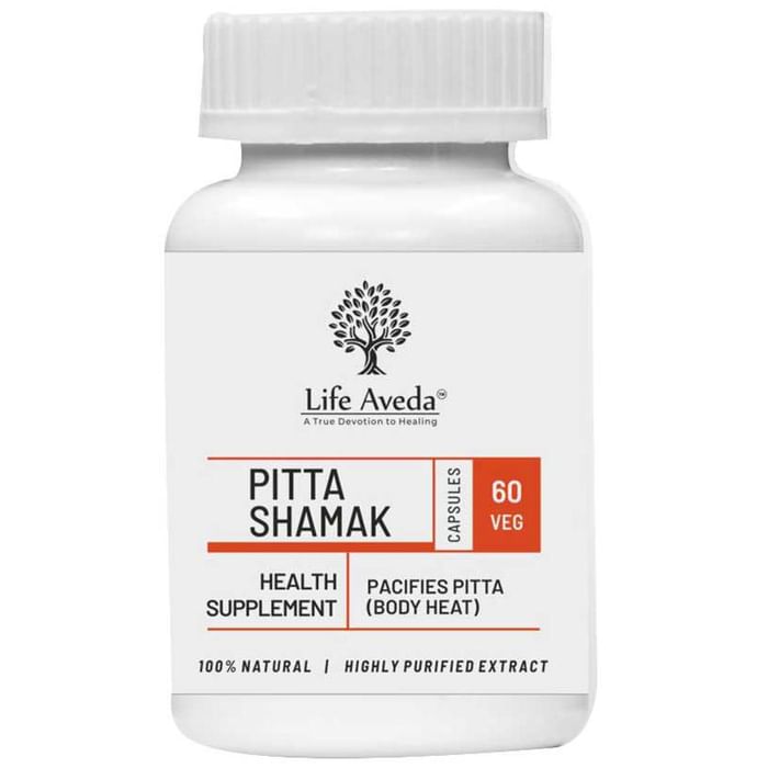 Life Aveda Pitta Shamak Veg Capsule - Classic Derma