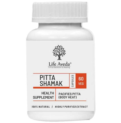 Life Aveda Pitta Shamak Veg Capsule - Classic Derma