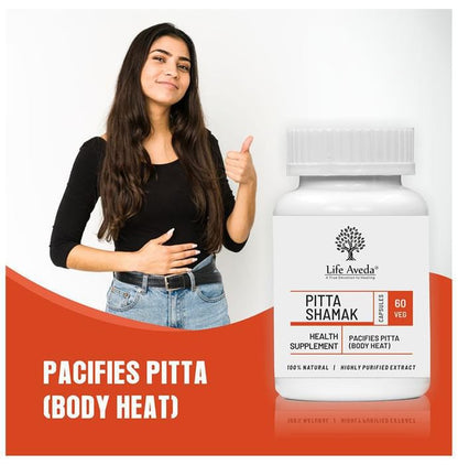 Life Aveda Pitta Shamak Veg Capsule