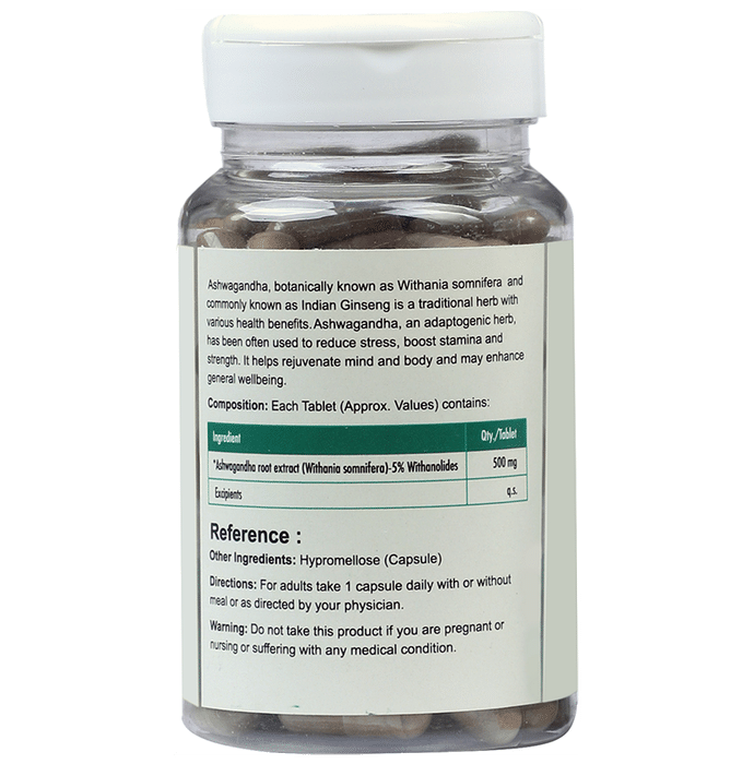 Lifecare Botanics Ashwagandha 500mg Capsule (60 Each)