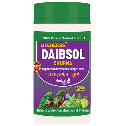 Lifeherbs Daibsol Churna - Classic Derma