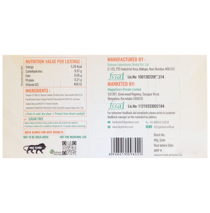 Lil Goodness POP-It Vitamin D3 Lozenge (10 Each)