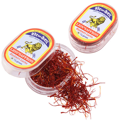 Lion Saffron Kashmiri Lacha (1/2gm Each)