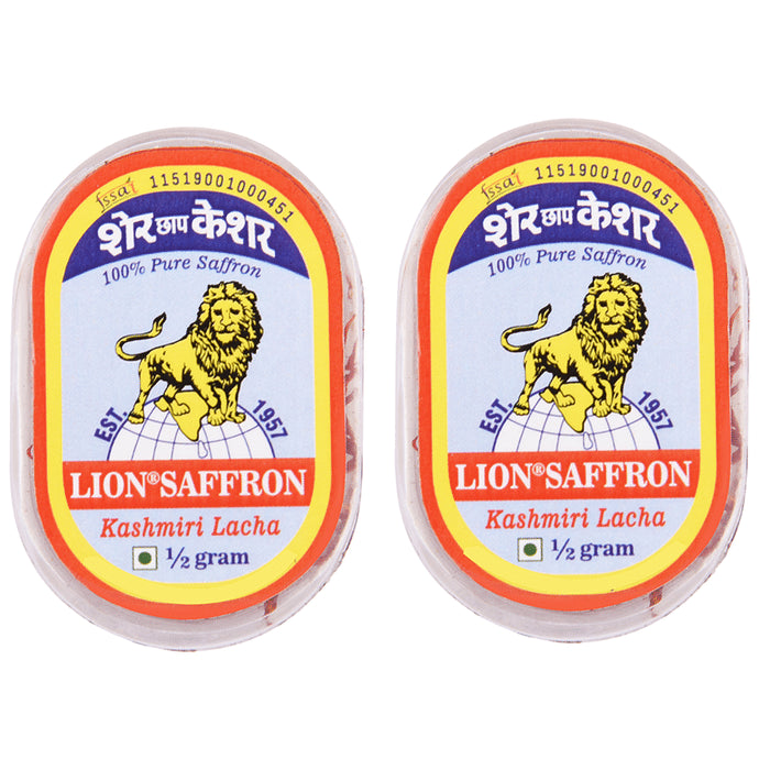Lion Saffron Kashmiri Lacha (1/2gm Each)