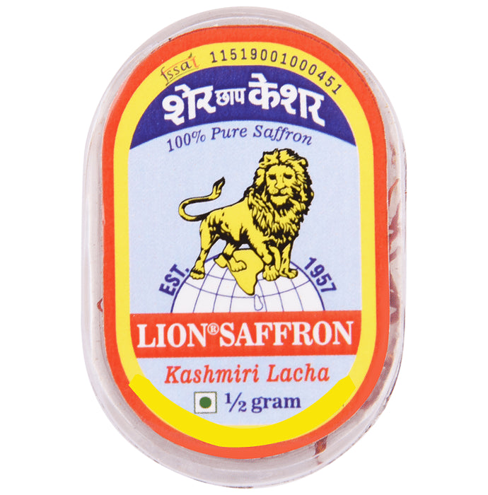 Lion Saffron Kashmiri Lacha (1/2gm Each) - Classic Derma