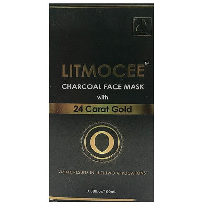 Litmocee Charcoal Face Mask with 24 Carat Gold - Classic Derma