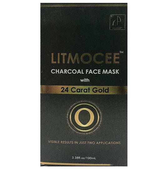 Litmocee Charcoal Face Mask with 24 Carat Gold - Classic Derma