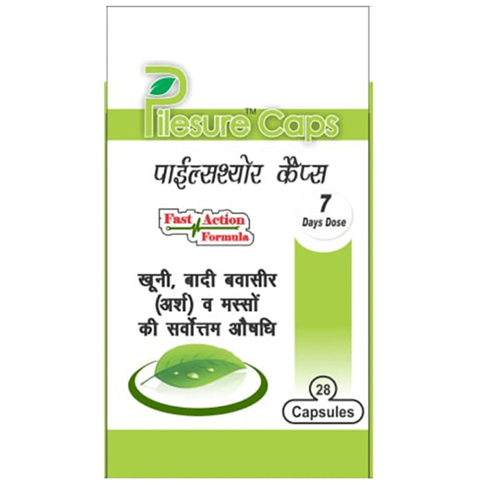 Alsence Pilesure Caps Capsule (28 Each) - Classic Derma