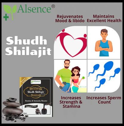 Alsence Shudh Shilajit (30gm Each)