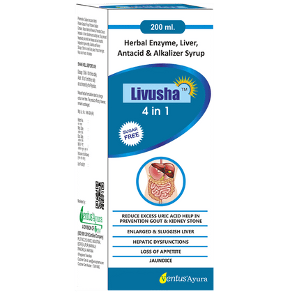 Livusha 4 in 1 Syrup Sugar Free - Classic Derma