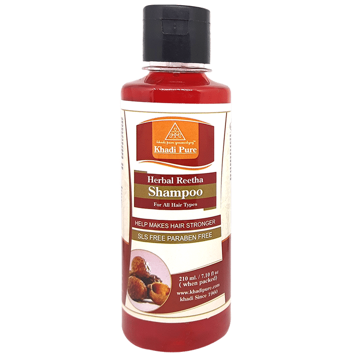 Khadi Pure Herbal Reetha Shampoo SLS & Paraben Free - Classic Derma