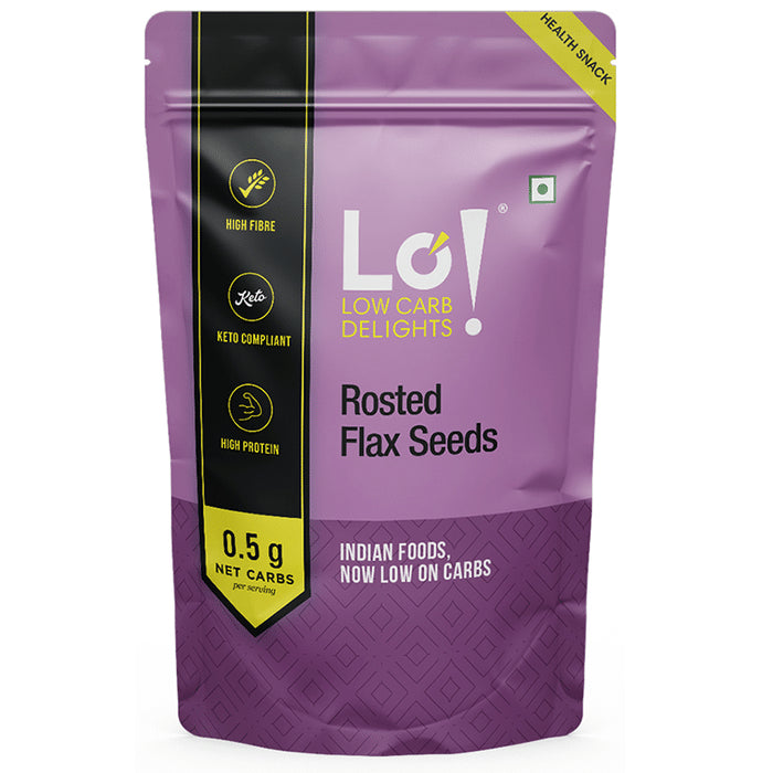 Lo! Foods Rosted Flax Seeds - Classic Derma