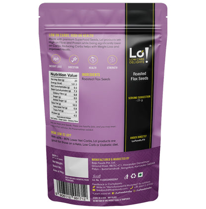Lo! Foods Rosted Flax Seeds