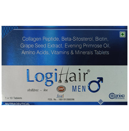 Logihair Men Tablet | Multivitamin Supplement Tablet - Classic Derma