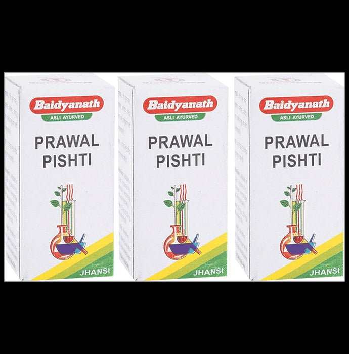 Baidyanath Prawal Pishti Powder (10gm Each) - Classic Derma