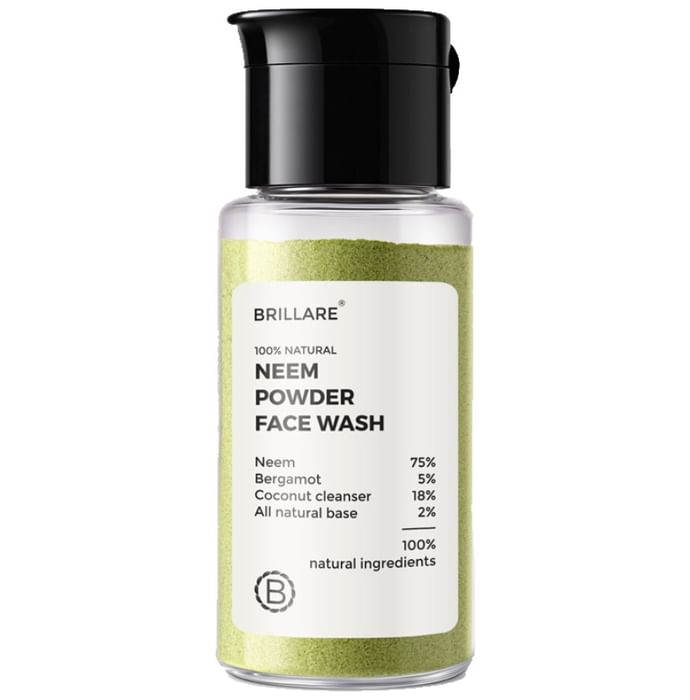 Brillare Neem Powder Face Wash - Classic Derma